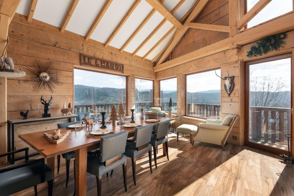 Luxueux Chalet Avec Vue Sur Les Pistes Et Le Hohneck Le Tholy Buitenkant foto