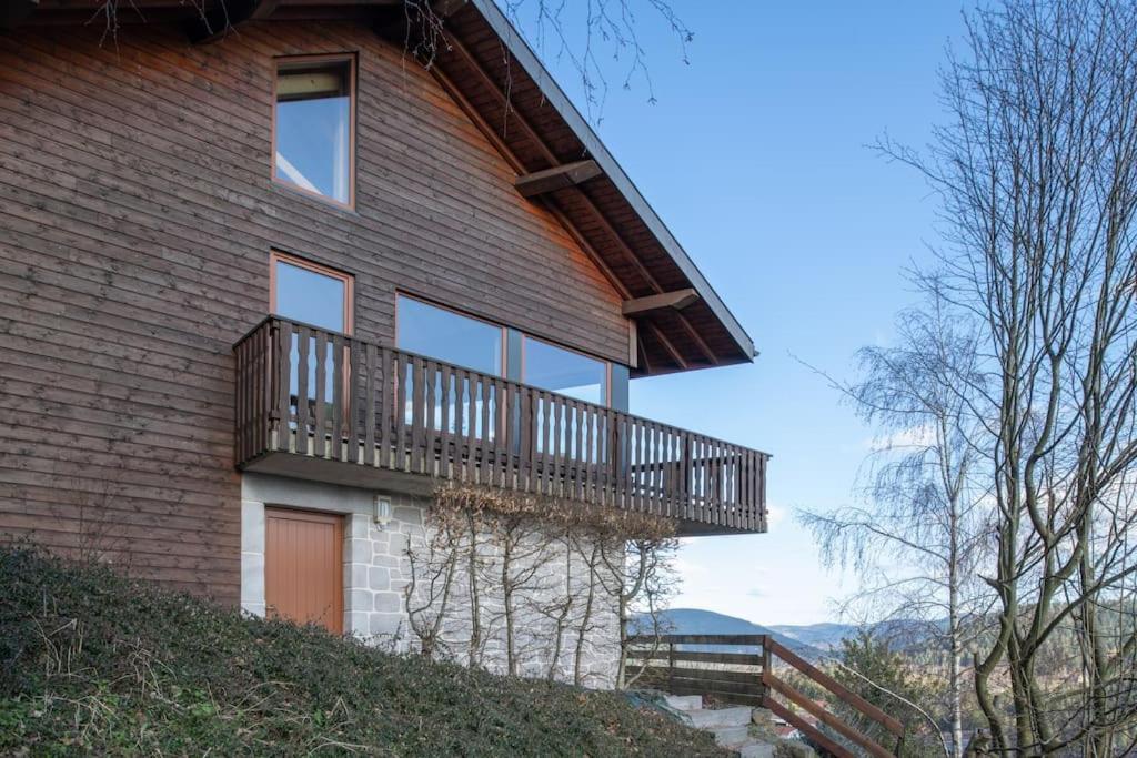 Luxueux Chalet Avec Vue Sur Les Pistes Et Le Hohneck Le Tholy Buitenkant foto