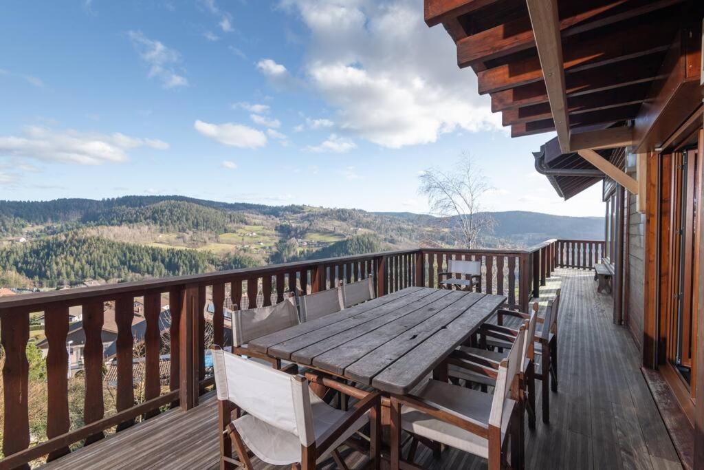 Luxueux Chalet Avec Vue Sur Les Pistes Et Le Hohneck Le Tholy Buitenkant foto