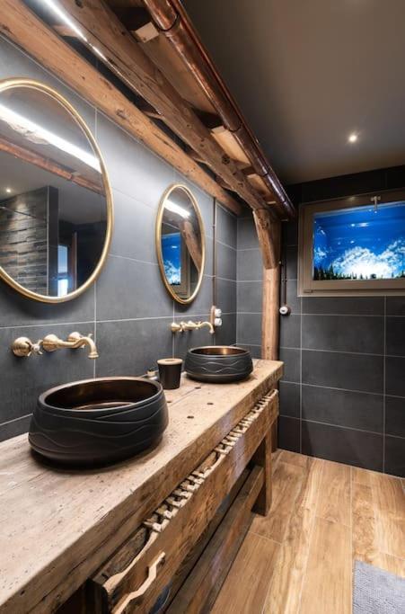 Luxueux Chalet Avec Vue Sur Les Pistes Et Le Hohneck Le Tholy Buitenkant foto