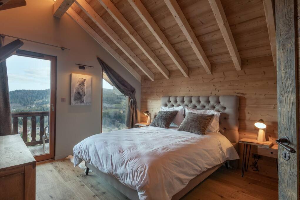 Luxueux Chalet Avec Vue Sur Les Pistes Et Le Hohneck Le Tholy Buitenkant foto